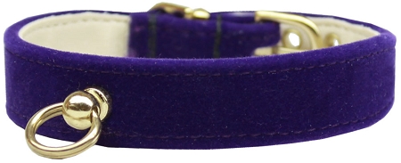Velvet #70 Dog Collar Purple Size 10